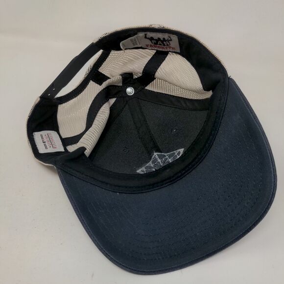 Fan Favorite Men's Snapback Mesh Back Hat Blue OSFA Embroidered New York Yankees - Picture 6 of 8
